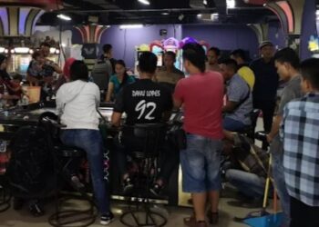 Suasana di arena Jackpot Dunia Fantasi 2.
