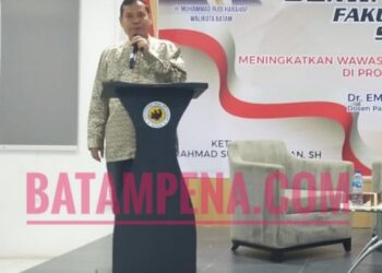 Dekan Fakultas Hukum Unrika, Dr. Tri Artanto S.H, M.H (Foto: kiriman dari mahasiswa Fakultas Hukum Unrika, Jonrius Sinurat)