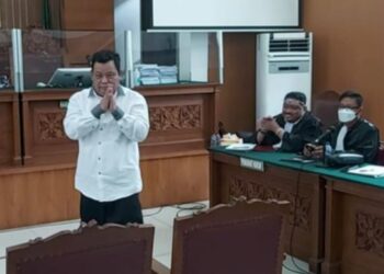Sidang tuntutan Kuat Ma'ruf. (Foto: Zunita - Detik.com)
