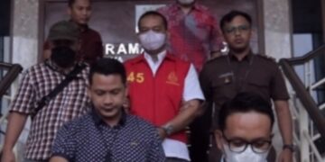 Tersangka kasus korupsi SIMRS BP Batam, Rudi Martono selaku pejabat pembuat kebijakan alias PPK. (Foto: Batampena.com)
