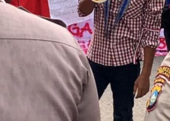 Ketua GMKI Cabang Batam, Binsar Pardomuan Pasaribu. (Foto: Dokumentasi pribadi milik Binsar Pardomuan Pasaribu)