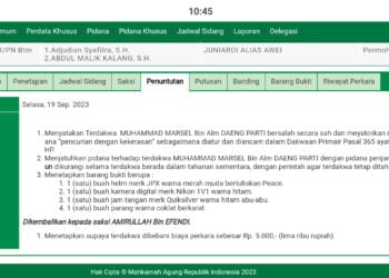 Hati-hati Membaca SIPP PN Batam Kuatir Anda Bisa Sesat