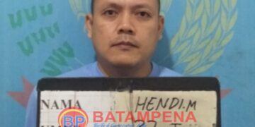 Hendi Mulyadi bin Ayong saat pertama kali diantarkan ker Rutan Kelas IIA Batam. (Sumber foto: Dokumentasi Rutan Kelas IIA Batam)
