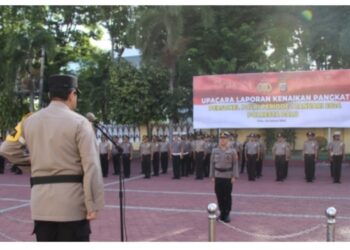 Kapolresta Palu pimpin apel pagi perdana di Polresta Palu