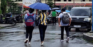 Lampung Minggu 4 Jan 2026: Hujan Ringan Disertai Petir