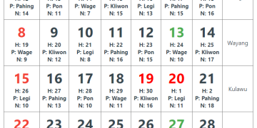 Kalender Jawa Maret 2026: Kapan Lebaran & Wetonnya?