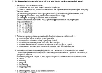 Ringkasan Puisi dan Soal HOTS Bahasa Indonesia Kelas 10 SMA