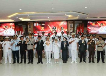 Pimpinan DPRD Kota Batam Hadiri Upacara Hari Otonomi Daerah