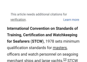 Pengertian STCW Certification: Sertifikasi Standar Internasional untuk Pelaut
