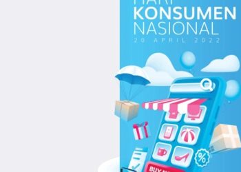 Twibbon Hari Konsumen Nasional April 2026, Cocok untuk Profil Media Sosial