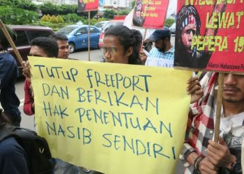 Aksi Damai di Pusat Papua Tengah Berjalan Kondusif, Ini 12 Tuntutan Demonstran