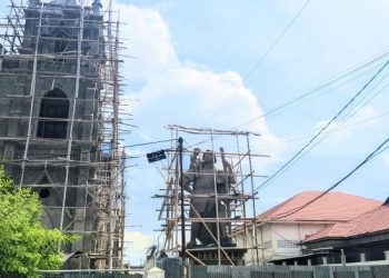 Gereja Santo Kristoforus Gorontalo Nyaris Selesai, Tertunda Dana Rp3 Miliar