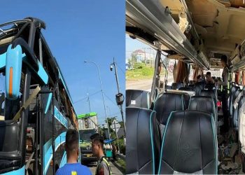 Mengerikan, Bus Bonek Surabaya Meledak di Tol Pejagan-Pemalang, 4 Orang Luka