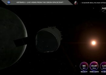 Astronot NASA Dekat Bulan, Siaran Langsung di YouTube dan Netflix