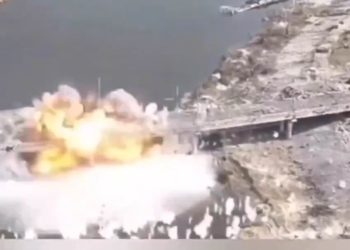 Ukrainian Forces Use British Drones to Blow Up Russian Bridge in Historic Strike