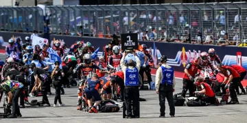 Start tertunda bikin deg-degan? MotoGP ubah aturan Jerez untuk keselamatan pembalap