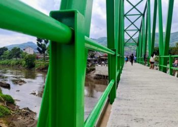 Jembatan Cijeruk yang Terhubung Bojongsoang-Baleendah Ditutup 4 Bulan Setelah Diresmikan