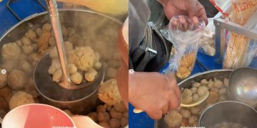 Jajanan kaki lima tersembunyi di Solo, coba bakso Kojek di depan Pasar Ledoksari, antri sejak pagi