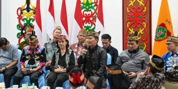 Gubernur Agustiar Sabran Perkuat Persatuan dengan Tokoh Nasrani Kalteng