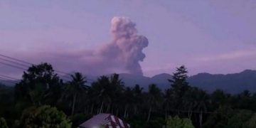 Gunung Dukono Meletus, Status Waspada Ditetapkan