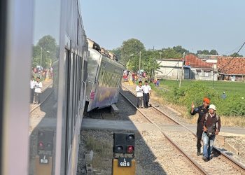 Perjalanan kereta api Jatim dibatalkan akibat kecelakaan KA Argo Bromo Anggrek