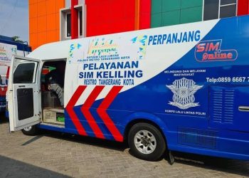 SIM Keliling Tangerang Selatan, 2 Lokasi Senin April 2026