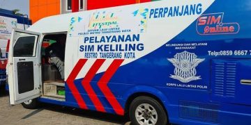 SIM Keliling Tangerang Selatan, 2 Lokasi Senin April 2026