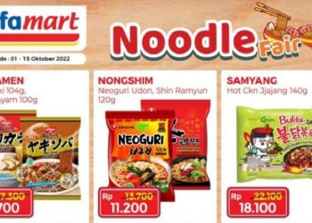 Promo Alfamart Terbaik 7-9 April, Mie Goreng Enak Hanya Rp8.200/3Pcs