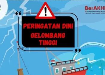 BMKG Peringatkan Gelombang Tinggi Masih Mengancam Perairan Indonesia Hingga 14 April 2026