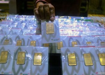 Emas Antam turun ke Rp2.840.000, berapa harga perhiasan di Jambi 20/4/2026?